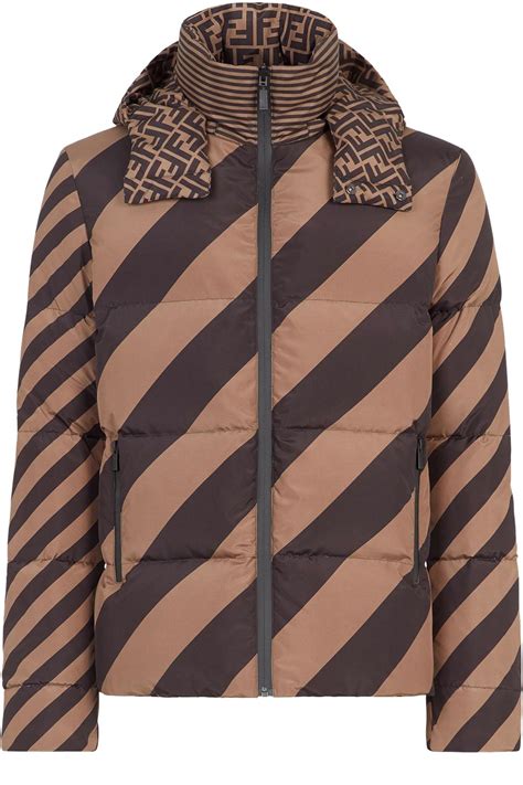 fendi down jackets|Fendi brown nylon jacket.